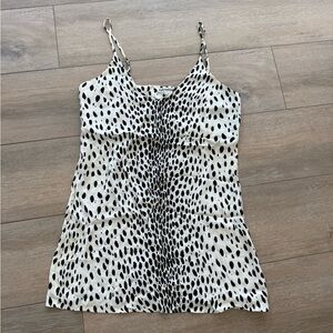 Reformation Ventura Spotted Minidress